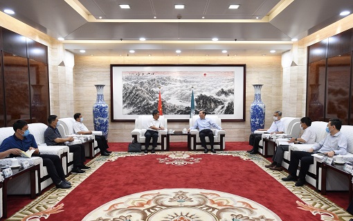 國家電網(wǎng)有限公司總經(jīng)理、黨組副書記辛保安會見寧夏回族自治區(qū)副主席吳秀章