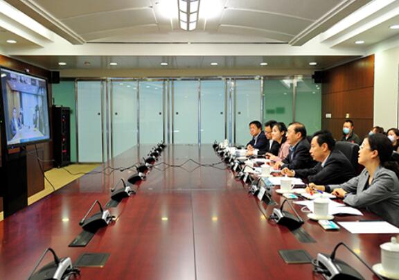 辛保安總經(jīng)理與SAP公司全球執(zhí)行董事會成員、全球業(yè)務(wù)總裁傅美黛舉行視頻會談