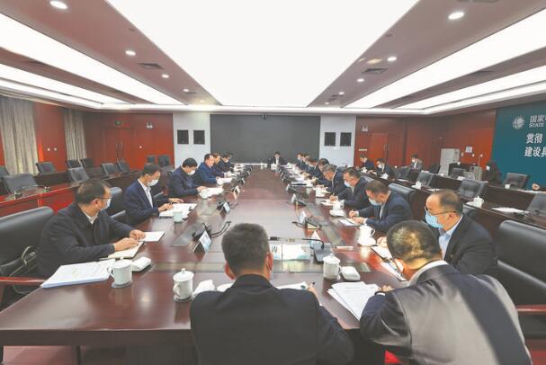 毛偉明董事長、辛保安總經(jīng)理赴國網(wǎng)新疆電力調(diào)研