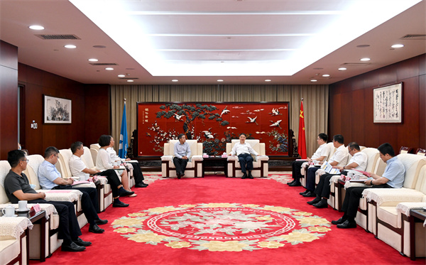 溫樞剛會(huì)見中國信達(dá)黨委書記、董事長張衛(wèi)東