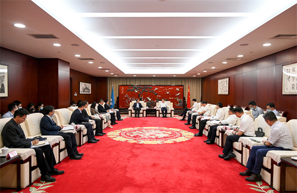 溫樞剛會(huì)見中國進(jìn)出口銀行黨委書記、董事長吳富林