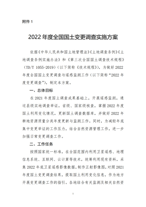 自然資源部：?jiǎn)?dòng)2022年全國(guó)國(guó)土變更調(diào)查，梳理占用耕地情況