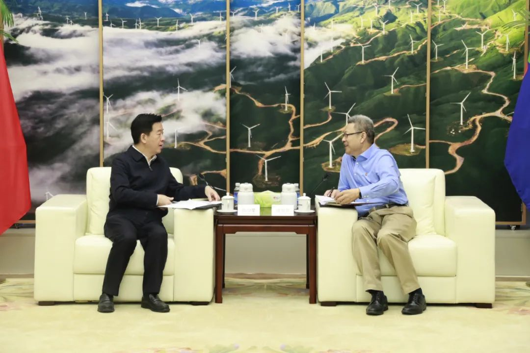 國家電投黨組書記、董事長錢智民會(huì)見廣東省韶關(guān)市委書記陳少榮
