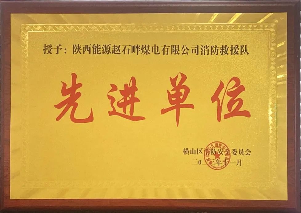 優(yōu)秀！再續(xù)輝煌！陜投集團趙石畔煤電消防工作又獲表彰