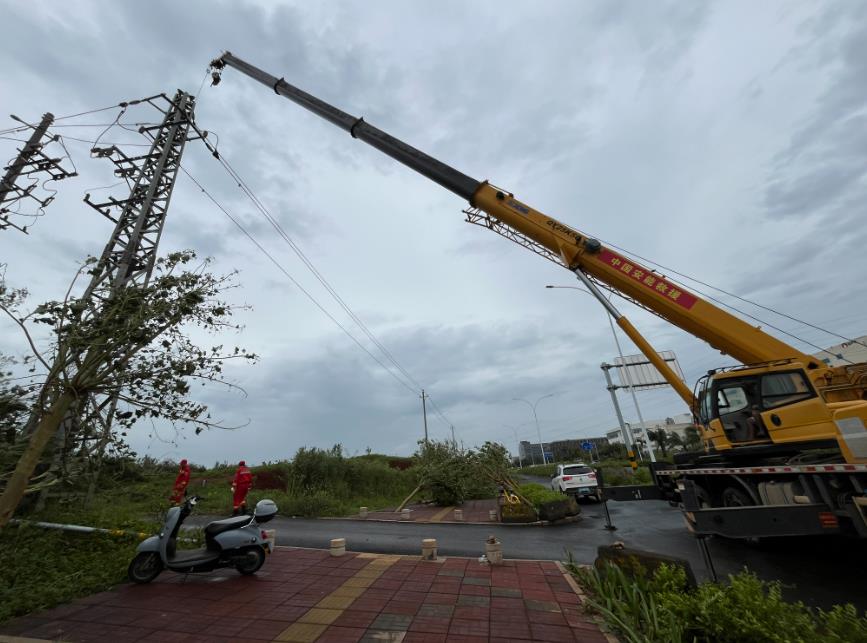 中國安能專業(yè)救援力量全力抗擊臺(tái)風(fēng)“摩羯”