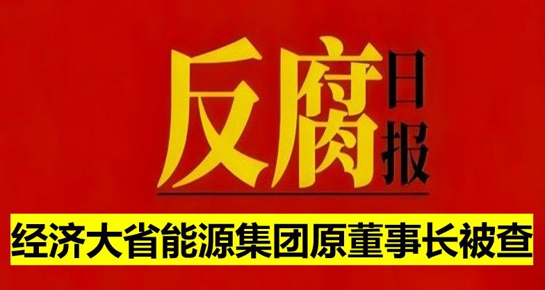 經(jīng)濟(jì)大省能源集團(tuán)原董事長被查！