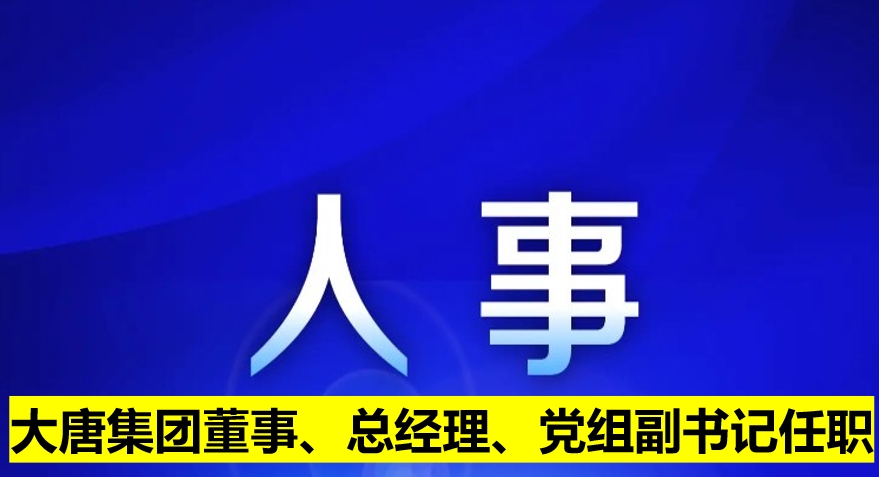 大唐集團(tuán)董事、總經(jīng)理、黨組副書記任職